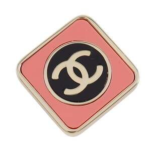 CHANEL Authentic Silver Logo Ring
